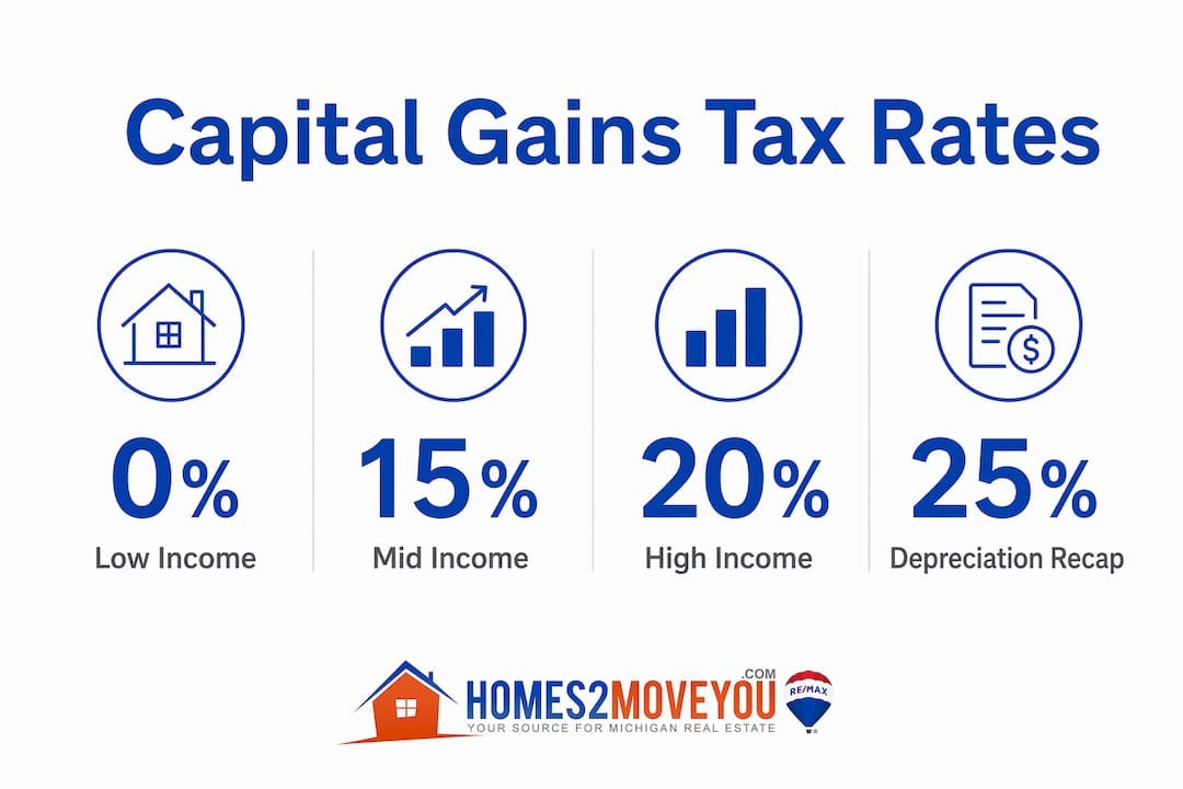 Capital Gains Tax on Real Estate: Your 2026 Oakland County Guide